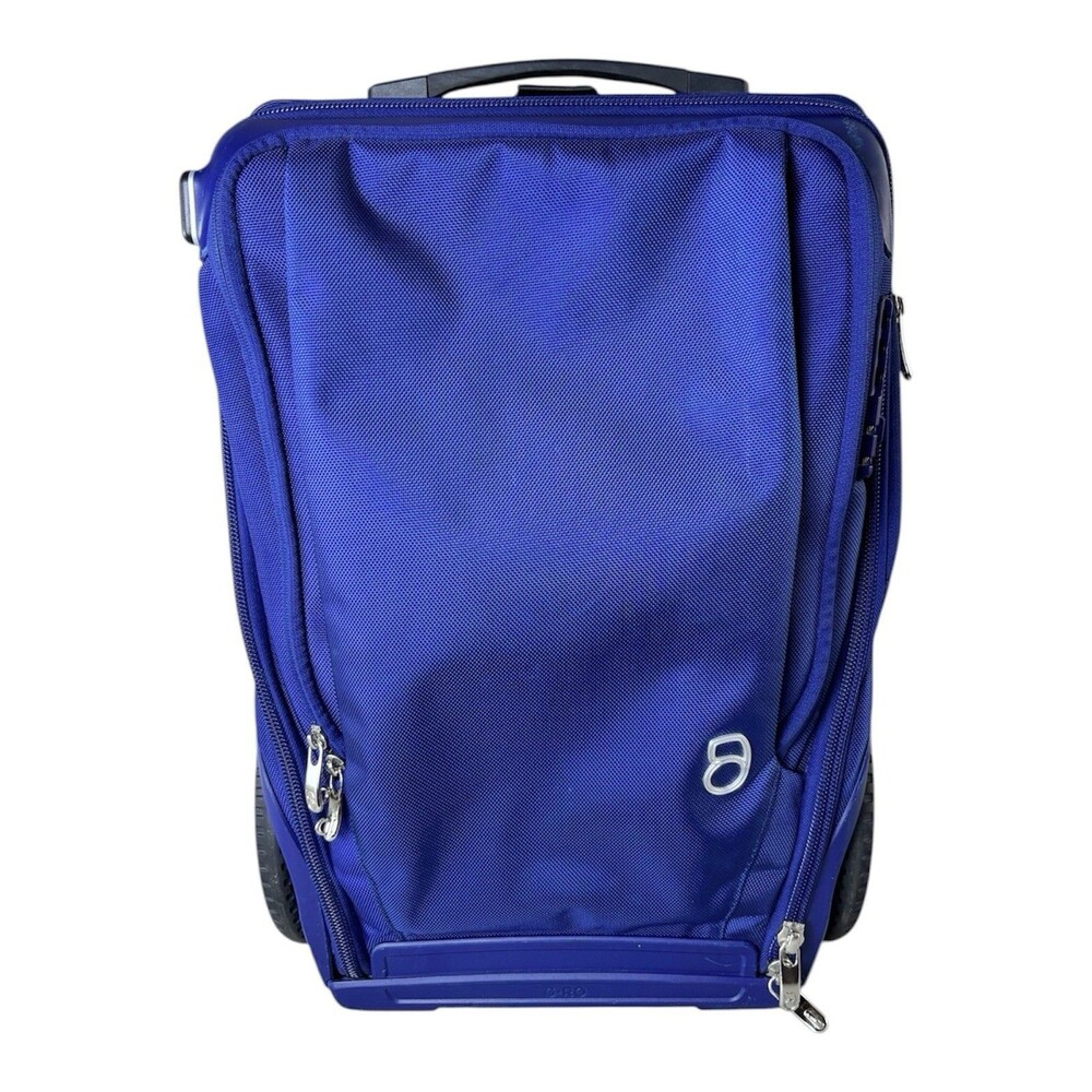 G-RO Carry-On 22" Upright Rolling Luggage Bag Travel Suitcase Blue